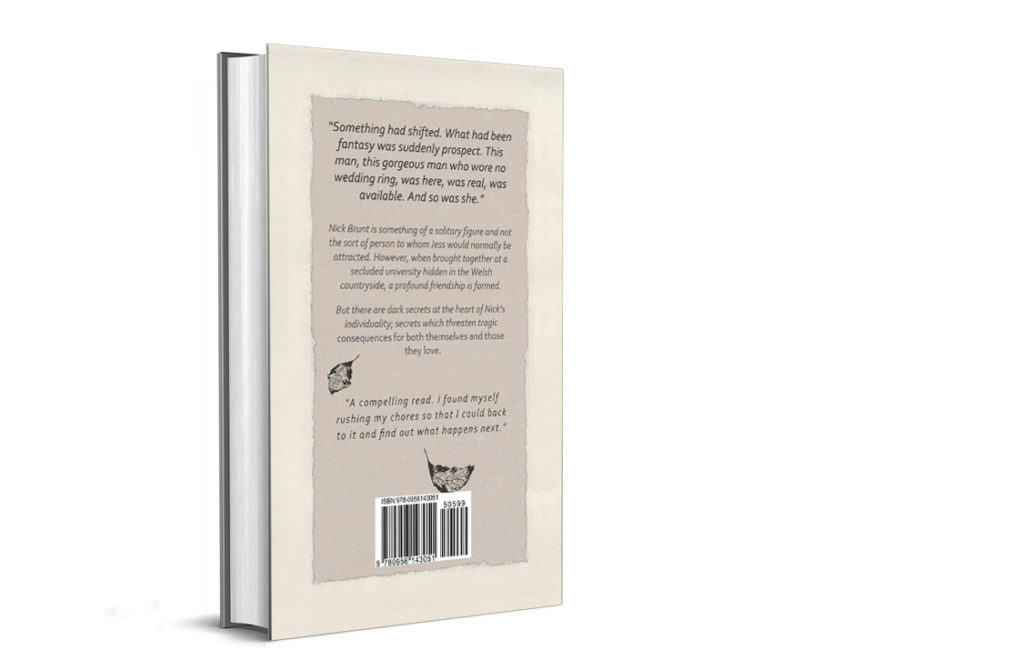 Falling book back cover